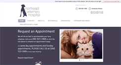 Desktop Screenshot of neveterinaryhospital.com
