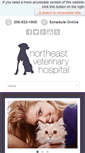 Mobile Screenshot of neveterinaryhospital.com